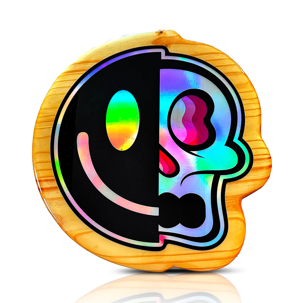 ALEX YANES 'Holographic' (2024) Resin AP Print on Wood - Signari Gallery