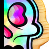 ALEX YANES 'Holographic' (2024) Resin AP Print on Wood - Signari Gallery