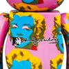 ANDY WARHOL 'Marilyn Monroe' (2021) Designer Vinyl Figure Set (400% + 100%) - Signari Gallery