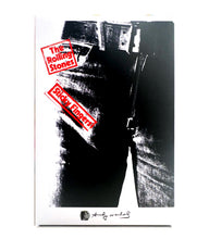 Load image into Gallery viewer, ANDY WARHOL x Be@rbrick 'Rolling Stones: Sticky Fingers' (2023) Designer Art Figure Set - Signari Gallery