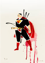 Load image into Gallery viewer, ANTHONY LISTER 'Superman Ready' (2024) HE Stencil Print - Signari Gallery