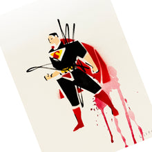 Load image into Gallery viewer, ANTHONY LISTER 'Superman Ready' (2024) HE Stencil Print - Signari Gallery