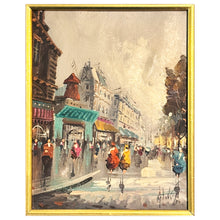 Load image into Gallery viewer, ANTONIO DeVITY 'Paris Street Scene 1' (1950-60's) Framed Original Oil on Canvas
