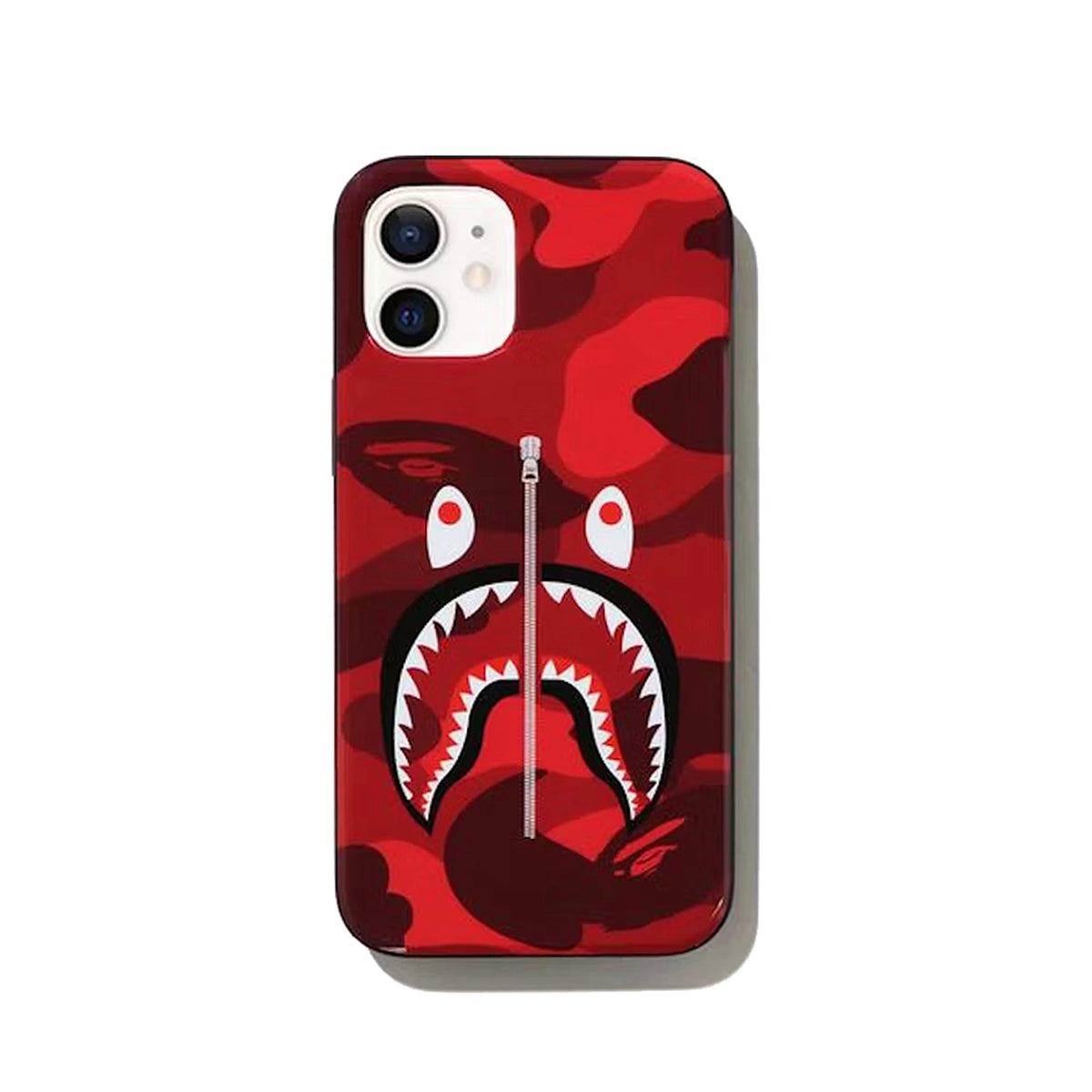 BAPE 'ABC Camo Shark' (2021) iPhone 12/12 Pro Case (red) Signari