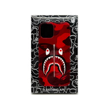 Load image into Gallery viewer, BAPE 'ABC Camo Shark' (2021) iPhone 12/12 Pro Case (red) - Signari Gallery