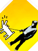 Load image into Gallery viewer, BANKSY 'Choose Your Weapon' (2021) Custom Framed REPLICA Screen Print - Signari Gallery