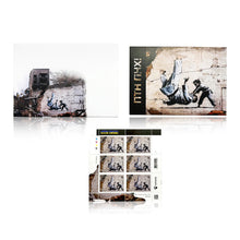 Load image into Gallery viewer, BANKSY 'FCK PTN' (2023) Official Ukraine Stamp Set - Signari Gallery