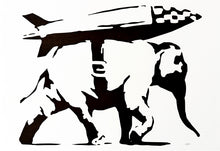 Load image into Gallery viewer, BANKSY (after) 'Heavy Weaponry' (2021) REPLICA Screen Print (#11) - Signari Gallery
