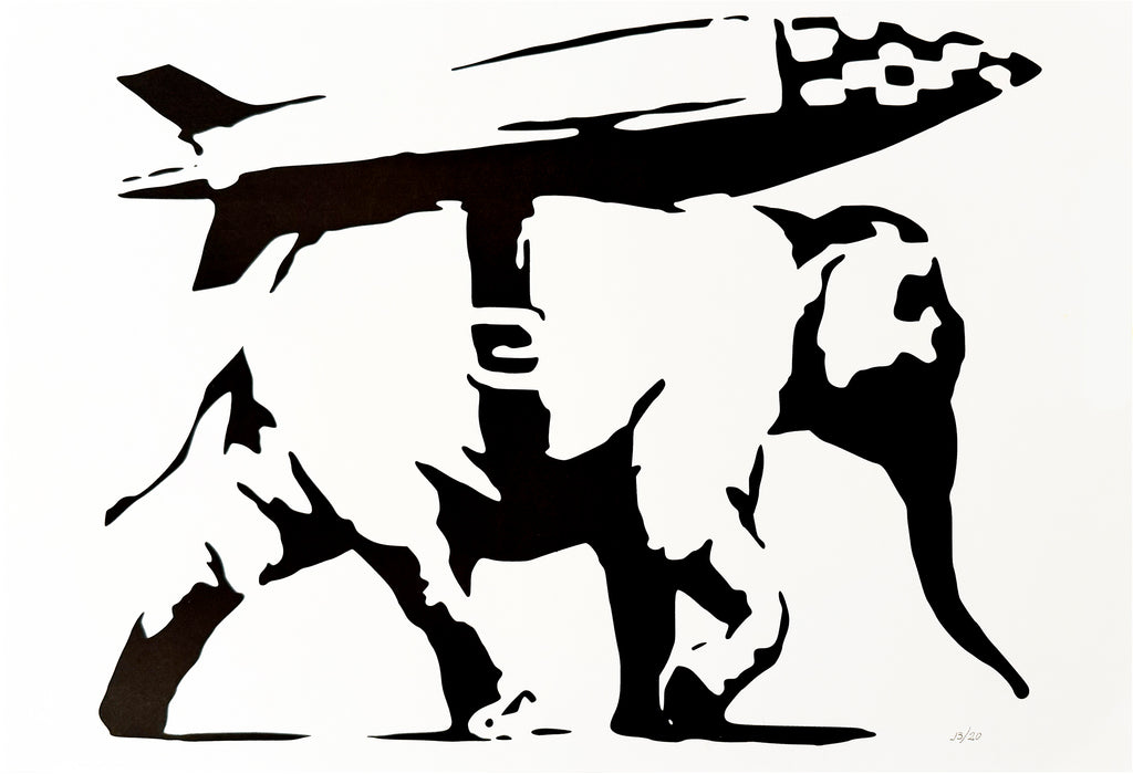 BANKSY (after) 'Heavy Weaponry' (2021) REPLICA Screen Print (#13) - Signari Gallery