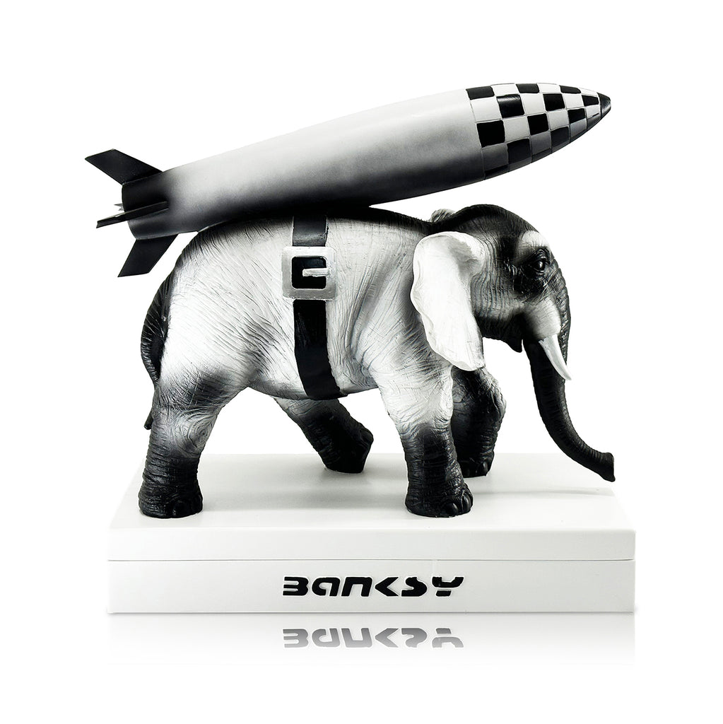 BANKSY (after) 'Heavy Weaponry' Ceramic Art Figure/Incense Burner - Signari Gallery