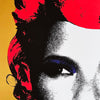 BANKSY 'Kate Moss' (2006) Custom Framed REPRODUCTION Screen Print (apr./gold) - Signari Gallery