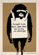 Load image into Gallery viewer, BANKSY x Physical Graffiti 'Chimpanzee (Laugh Now)' (2024) GID Vinyl Art Figure - Signari Gallery