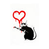 BANKSY 'Love Rat' (2004) REPRODUCTION Screen Print (AP) - Signari Gallery