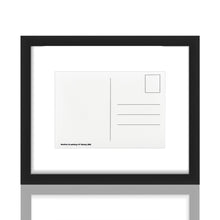 Load image into Gallery viewer, BANKSY 'Modified Oil Painting #12' (2005) Framed Original "Crude Oils" Postcard