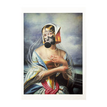 Load image into Gallery viewer, BANKSY 'Modified Oil Painting #14' (2005) Framed Original "Crude Oils" Postcard