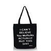 BANKSY 'Morons' (2019) Cotton Canvas Tote Bag - Signari Gallery