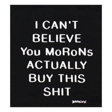 Load image into Gallery viewer, BANKSY 'Morons' (2019) Cotton Canvas Tote Bag - Signari Gallery