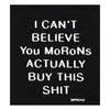 BANKSY 'Morons' (2019) Cotton Canvas Tote Bag - Signari Gallery