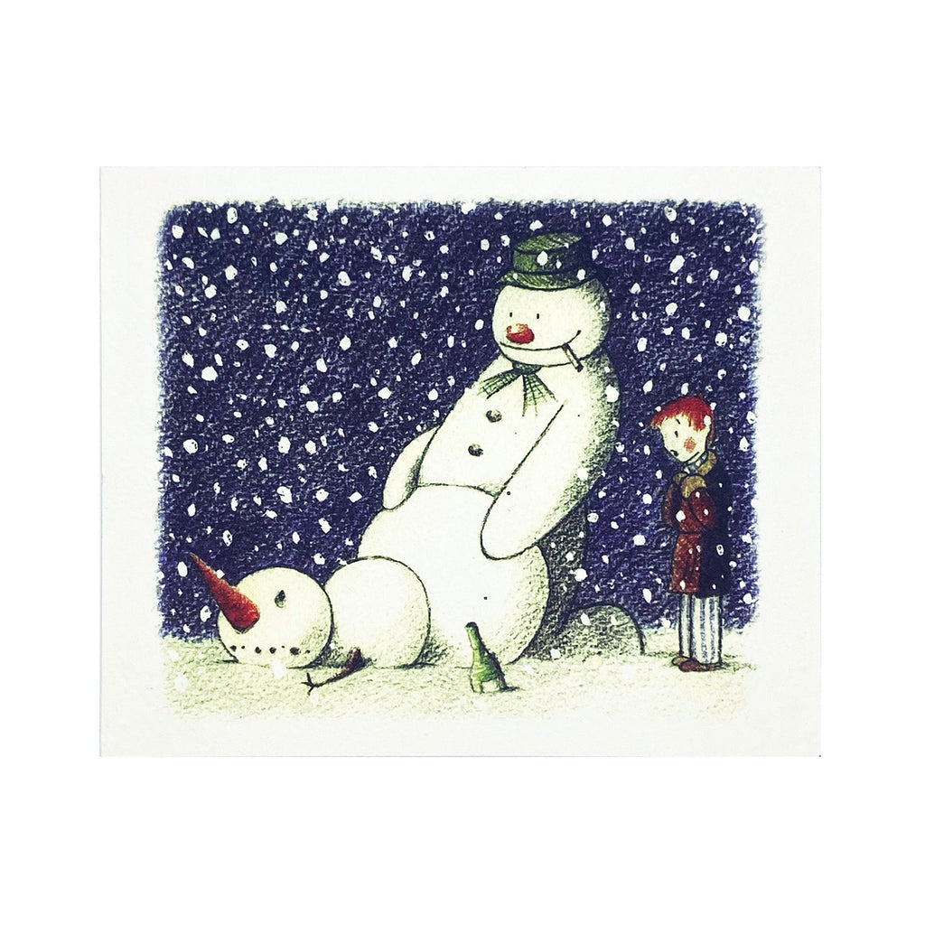 BANKSY 'Santa's Ghetto: Rude Snowman' (2003) Rare Original Christmas Card - Signari Gallery
