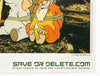 BANKSY 'Save or Delete' (2002) Framed Greenpeace Litho + Decal SET - Signari Gallery