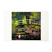 Load image into Gallery viewer, BANKSY 'Show Me the Monet' (2005) Framed Original "Crude Oils" Postcard