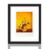 BANKSY 'Sunflowers from Petrol Station' (2005) Framed Original "Crude Oils" Postcard