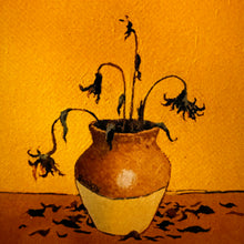 Load image into Gallery viewer, BANKSY 'Sunflowers from Petrol Station' (2005) Framed Original "Crude Oils" Postcard