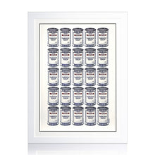 Load image into Gallery viewer, BANKSY 'Tesco Soup Cans' (2006-2017) Rare, Custom Framed Lithograph Poster - Signari Gallery