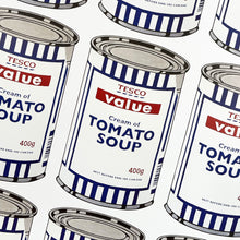 Load image into Gallery viewer, BANKSY 'Tesco Soup Cans' (2006-2017) Rare, Custom Framed Lithograph Poster - Signari Gallery