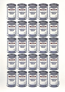 BANKSY 'Tesco Soup Cans' (2006-2017) Rare Offset Lithograph Poster