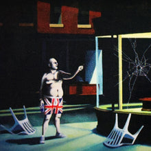 Load image into Gallery viewer, BANKSY 'Are You Using this Chair' (2005) Framed Original "Crude Oils" Postcard