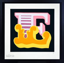 Load image into Gallery viewer, BEN EINE 'E' (Version 2) Framed Screen Print - Signari Gallery