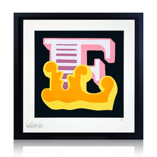 Load image into Gallery viewer, BEN EINE 'E' (Version 2) Framed Screen Print - Signari Gallery