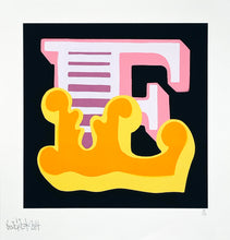 Load image into Gallery viewer, BEN EINE 'E' (Version 2) Framed Screen Print - Signari Gallery