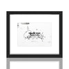 BISCO SMITH 'Untitled' (2024) Hand-Signed Framed Artist Postcard - Signari Gallery