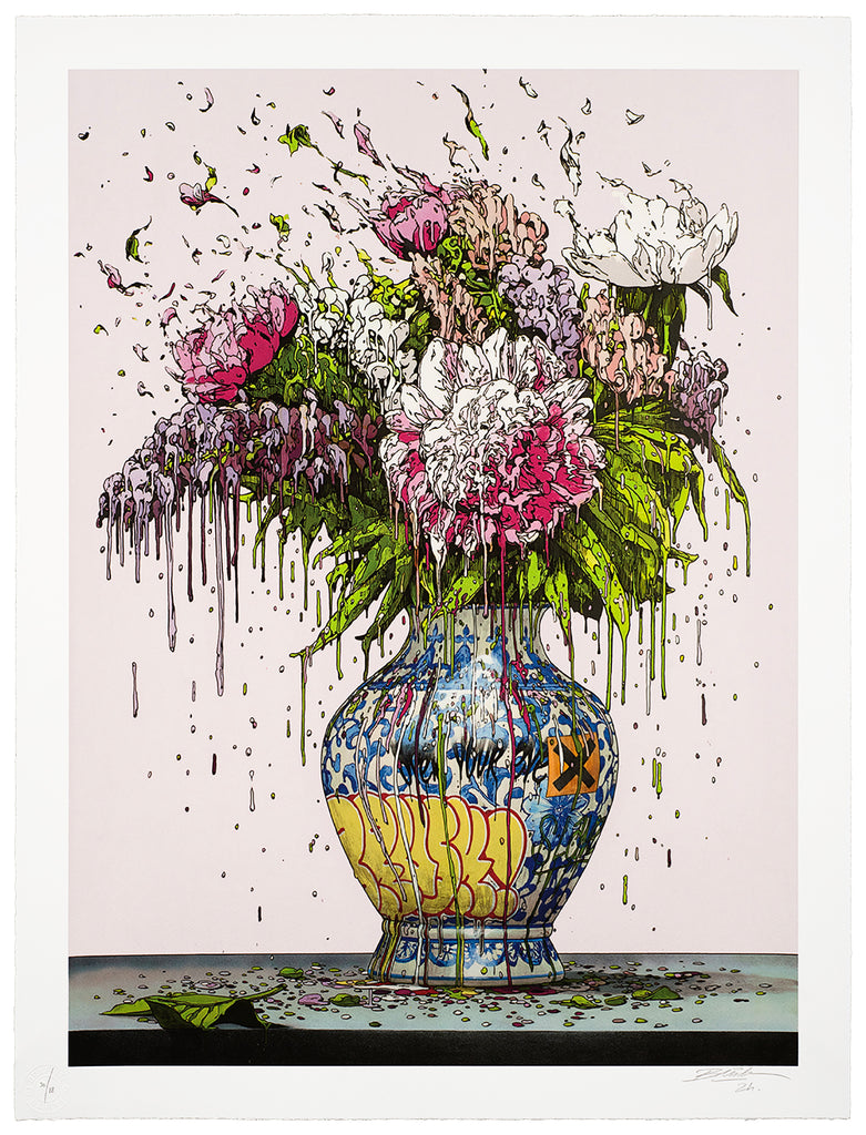 BRUSK 'Rose Romance' (2024) 25-Color Screen Print - Signari Gallery