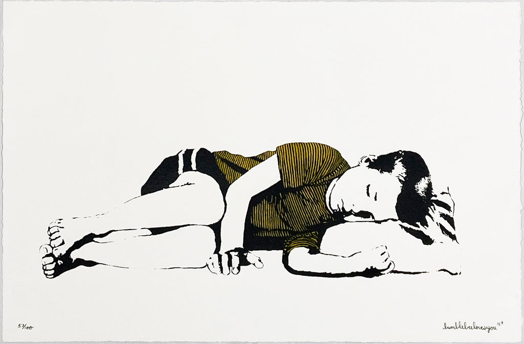BUMBLEBEELOVESYOU 'Passed Out' (2015) Screen Print - Signari Gallery