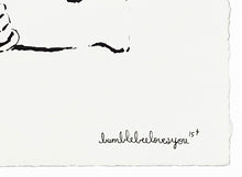 Load image into Gallery viewer, BUMBLEBEELOVESYOU 'Passed Out' (2015) Screen Print - Signari Gallery