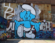 Load image into Gallery viewer, BUSTART 'Smurfface' (blue) Designer Resin/Vinyl Figure - Signari Gallery