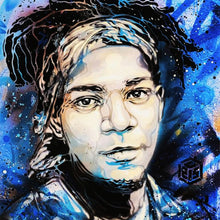 Load image into Gallery viewer, C215 'Blue Basquiat' (2020) RARE Custom Framed Giclée Print - Signari Gallery