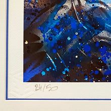 Load image into Gallery viewer, C215 'Blue Basquiat' (2020) RARE Custom Framed Giclée Print - Signari Gallery