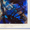 C215 'Blue Basquiat' (2020) RARE Custom Framed Giclée Print - Signari Gallery