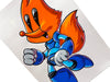 CHEESE ARNON 'Mega Fox' (2023) RARE AP 16-Color Screen Print - Signari Gallery