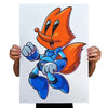 CHEESE ARNON 'Mega Fox' (2023) RARE AP 16-Color Screen Print - Signari Gallery