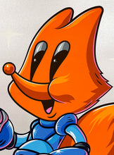 Load image into Gallery viewer, CHEESE ARNON 'Mega Fox' (2023) RARE AP 16-Color Screen Print - Signari Gallery