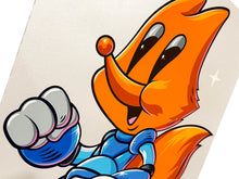 Load image into Gallery viewer, CHEESE ARNON 'Mega Fox' (2023) RARE AP 16-Color Screen Print - Signari Gallery
