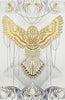 CHRIS SAUNDERS 'White Owlage' (2014) Rare Custom Framed Screen Print - Signari Gallery