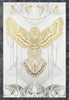 CHRIS SAUNDERS 'White Owlage' (2014) Rare Custom Framed Screen Print - Signari Gallery
