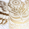 CHRIS SAUNDERS 'White Owlage' (2014) Rare Custom Framed Screen Print - Signari Gallery