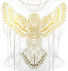 CHRIS SAUNDERS 'White Owlage' (2014) Rare Custom Framed Screen Print - Signari Gallery